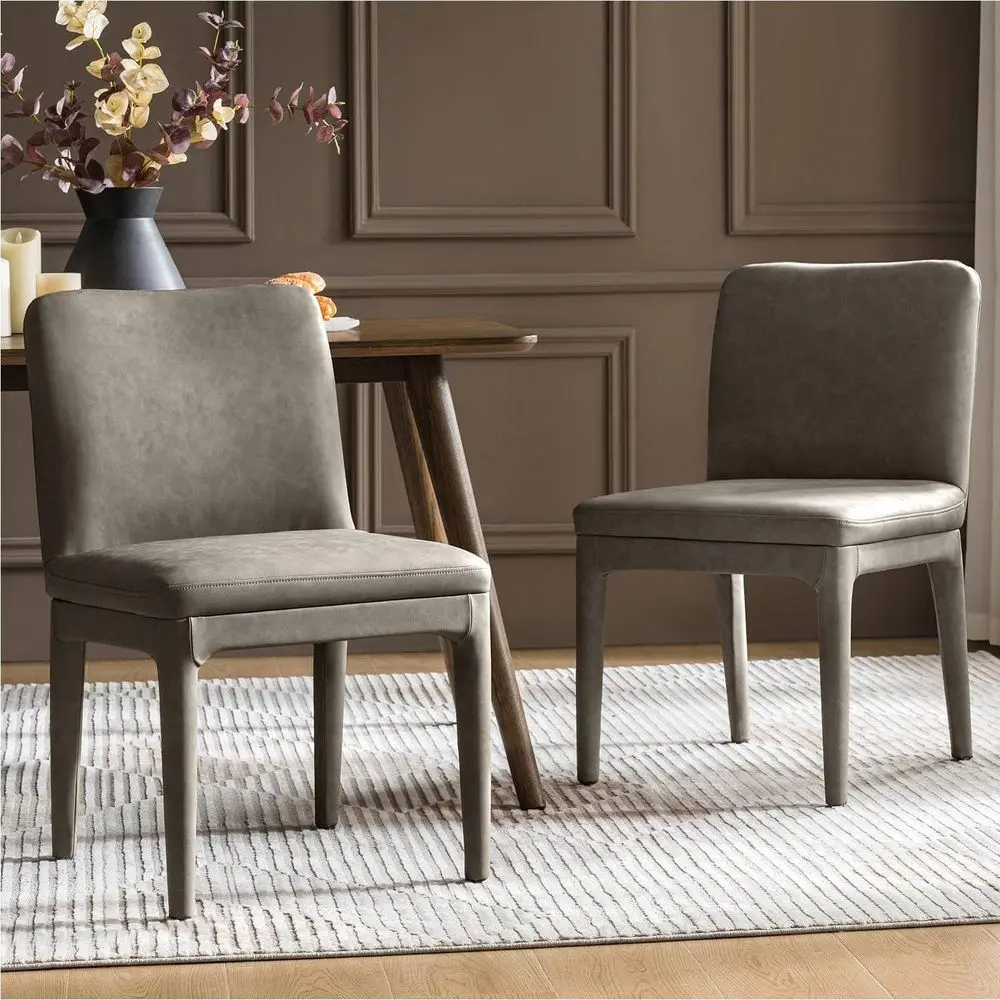 Dining Chairs Set of 2, Morden Full Faux Leather Kitchen Chairs with Thick Cushion, Upholstered Accent Side Chair for Kitchen D
Dining Chairs Set of 2, Morden Full Faux Leather Kitchen Chairs with Thick Cushion, Upholstered Accent Side Chair for Kitchen D