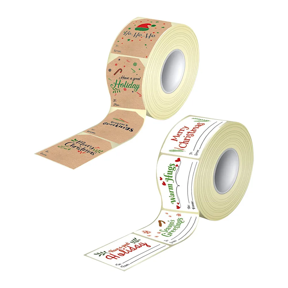 2 Rolls Mason Christmas Decoration Stickers Holiday Tags Decorative Sealing Paper Gift
2 Rolls Mason Christmas Decoration Stickers Holiday Tags Decorative Sealing Paper Gift