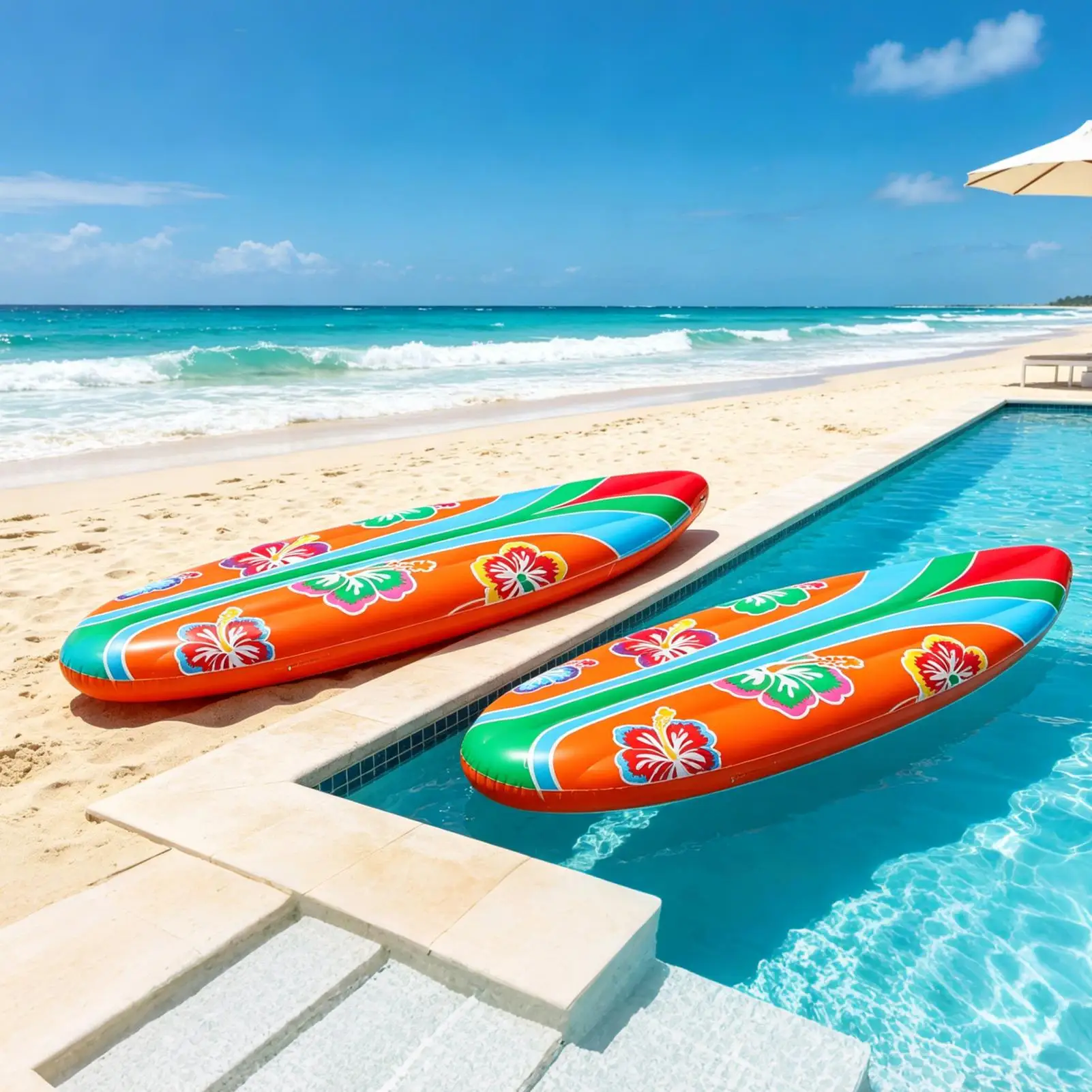Blow Up Surf Board 2 Pieces Inflatable Pool Toy Surf Board For Kids For Pool Beach Backyard Outdoor Water Party Decoration Game
Blow Up Surf Board 2 Pieces Inflatable Pool Toy Surf Board For Kids For Pool Beach Backyard Outdoor Water Party Decoration Game