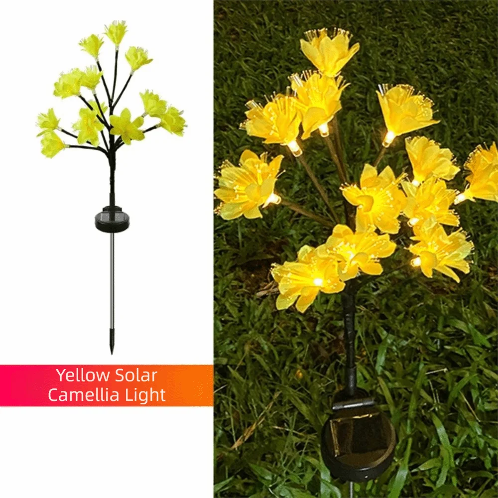 Solar Charging Camellia Simulation Plant Light Waterproof IP65 Simulation Plant Design Solar Powered Ground Light Ground Mounted
Solar Charging Camellia Simulation Plant Light Waterproof IP65 Simulation Plant Design Solar Powered Ground Light Ground Mounted