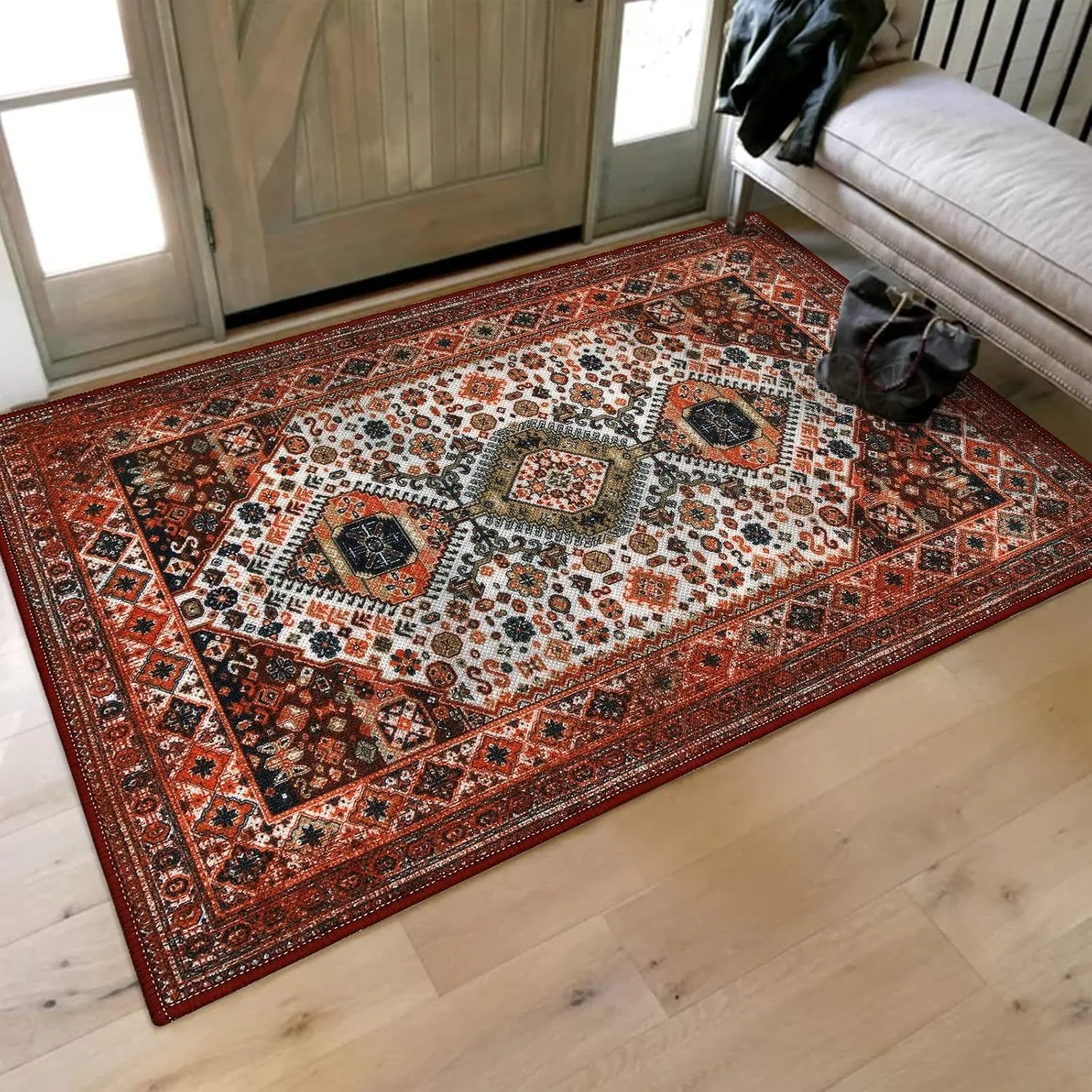 Persian Style Print Door Carpet Modern Entrance Rug for Home Decoration Durable Easy To Indoor Outdoor Deco Non-slip Floor Mat
Persian Style Print Door Carpet Modern Entrance Rug for Home Decoration Durable Easy To Indoor Outdoor Deco Non-slip Floor Mat