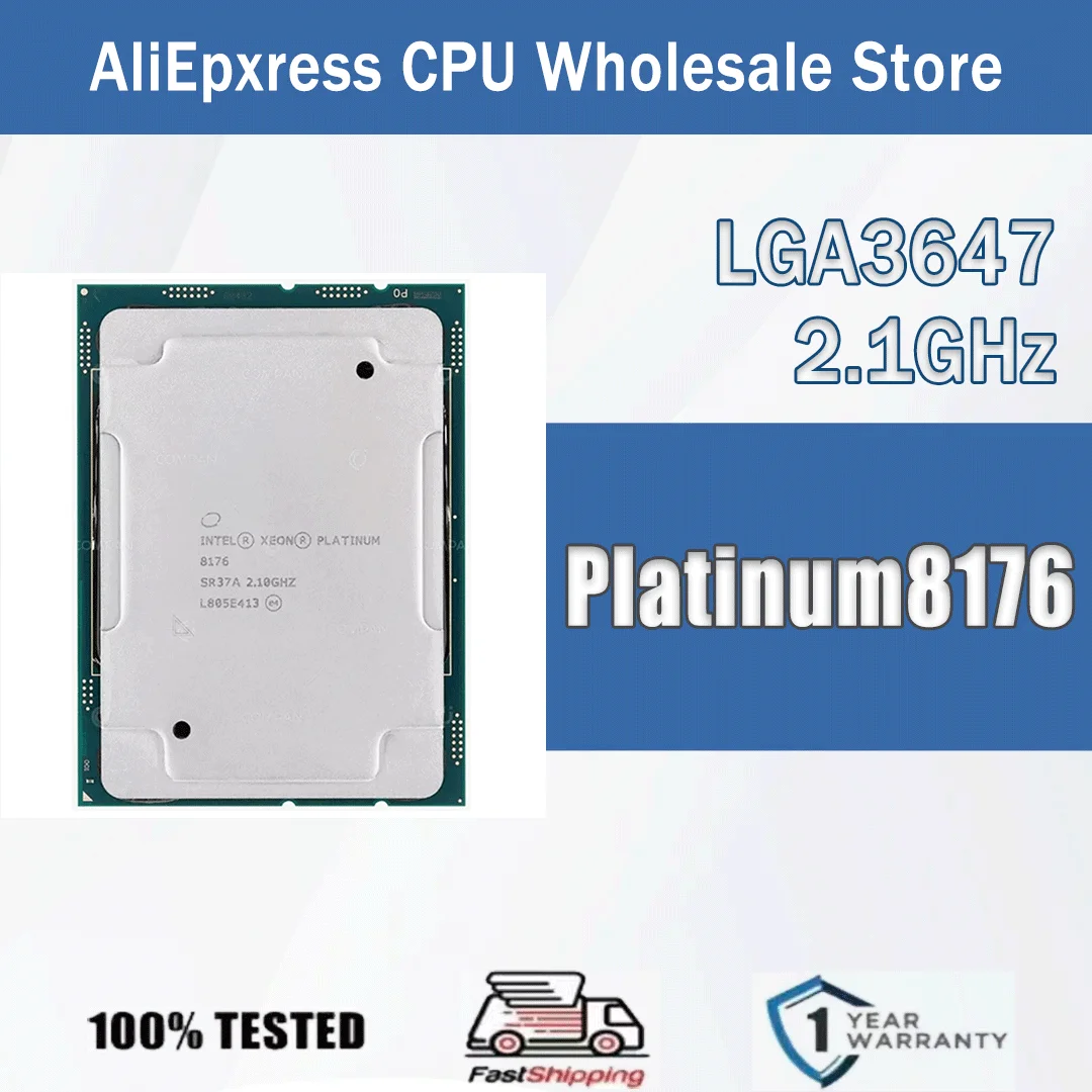 Intel Xeon Platinum8176 28 Core 56 Thread 2.10GHz 165W 38.5MB Cache 14nm LGA3647 SR37A DDR4 2666 MHz Skylake-SP
Intel Xeon Platinum8176 28 Core 56 Thread 2.10GHz 165W 38.5MB Cache 14nm LGA3647 SR37A DDR4 2666 MHz Skylake-SP