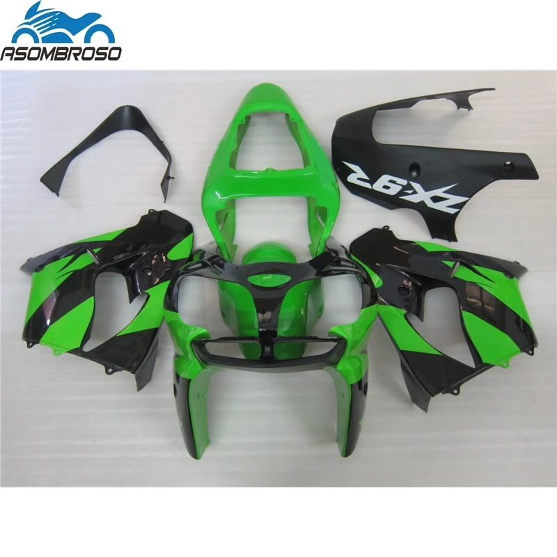 Injection Motorcycle Bodyparts for Kawasaki Ninja ZX9R fairing kit 2002-2003 green black fairing set zx9r 02 03 17
Injection Motorcycle Bodyparts for Kawasaki Ninja ZX9R fairing kit 2002-2003 green black fairing set zx9r 02 03 17