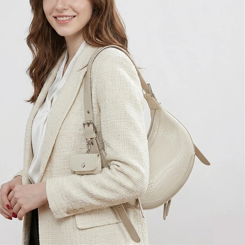 HIFASHION Сумки-полумесяцы из натуральной кожи, женские наплечные сумки-кроссбоди под крокодиловую кожу, модные повседневные сумки-хобо 2026
HIFASHION Сумки-полумесяцы из натуральной кожи, женские наплечные сумки-кроссбоди под крокодиловую кожу, модные повседневные сумки-хобо 2026