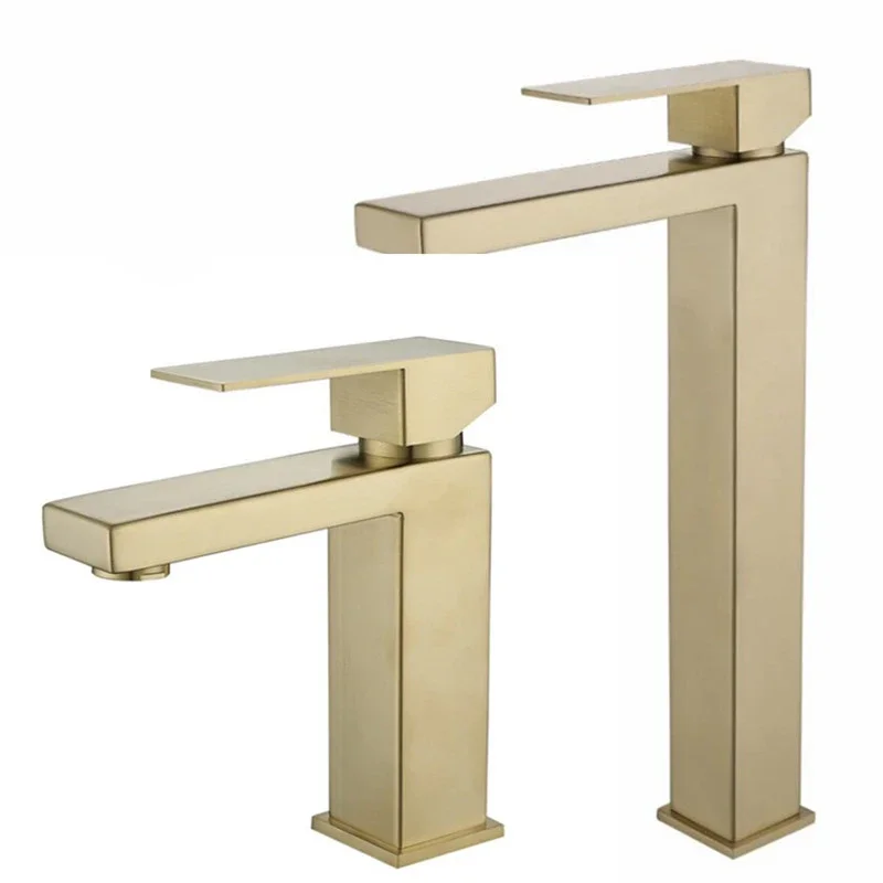 stainless steel brushed Gold bathroom Faucet Deck Mounted Basin Sink Tap Mixer Hot & Cold Water mixer Faucet
stainless steel brushed Gold bathroom Faucet Deck Mounted Basin Sink Tap Mixer Hot & Cold Water mixer Faucet
