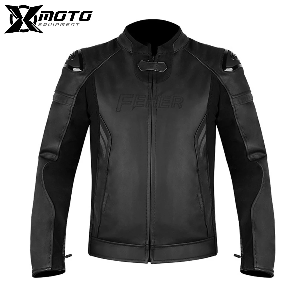 Men Windproof Motocross Outdoor Cycling Protective Clothing Wear Resistant Leather Clothing Motorcycle Leather Jacket
Men Windproof Motocross Outdoor Cycling Protective Clothing Wear Resistant Leather Clothing Motorcycle Leather Jacket
