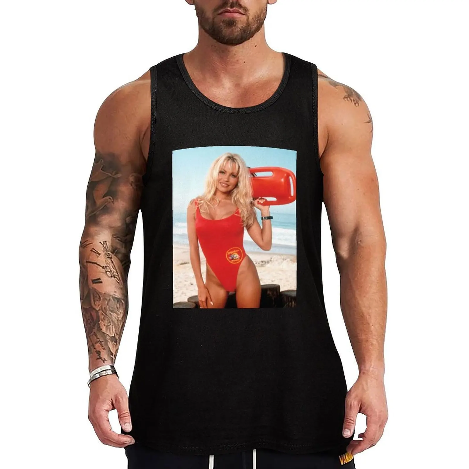 Pamela Anderson Baywatch Tank Top sleeveless vests men clothes sleeveless gym shirts male
Pamela Anderson Baywatch Tank Top sleeveless vests men clothes sleeveless gym shirts male