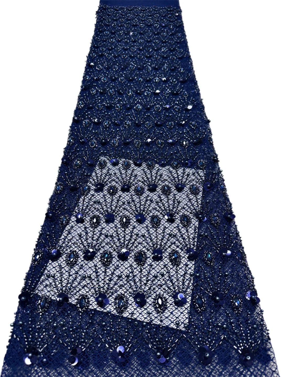 African Heavy Sequins Beaded Stones Embroidery Lace Fabric 2026 High Quality Mesh For Wedding Party Dresses Elegant Sewing Cloth
African Heavy Sequins Beaded Stones Embroidery Lace Fabric 2026 High Quality Mesh For Wedding Party Dresses Elegant Sewing Cloth