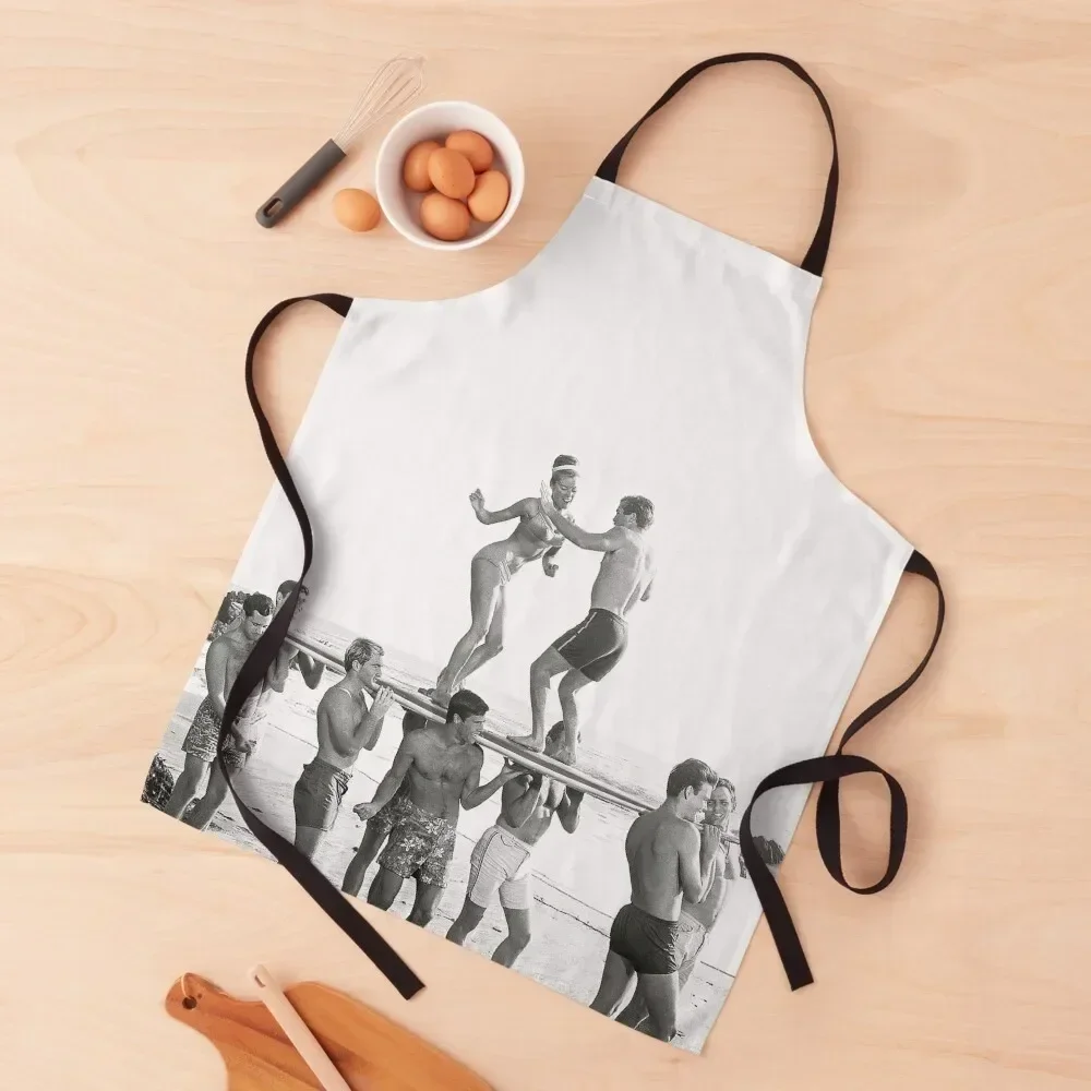 Surf Party, Black and White Retro Vintage Art Apron Christmas gift Home Supplies christmas decoration Ladies Apron
Surf Party, Black and White Retro Vintage Art Apron Christmas gift Home Supplies christmas decoration Ladies Apron