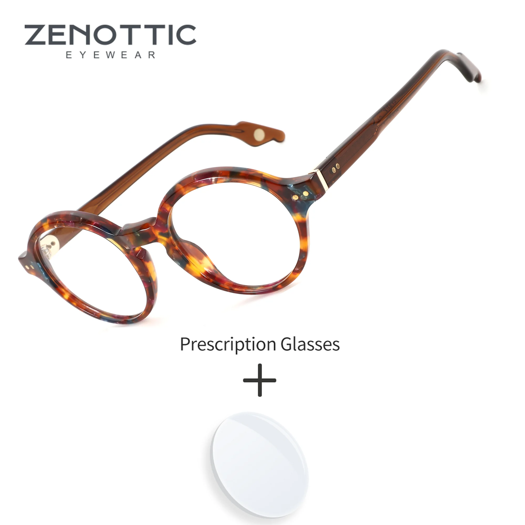 ZENOTTIC Extra Small Size Round Acetate Women's Prescription Eyeglasses Progressive Blue Light Filter Casual Glasses
ZENOTTIC Extra Small Size Round Acetate Women's Prescription Eyeglasses Progressive Blue Light Filter Casual Glasses