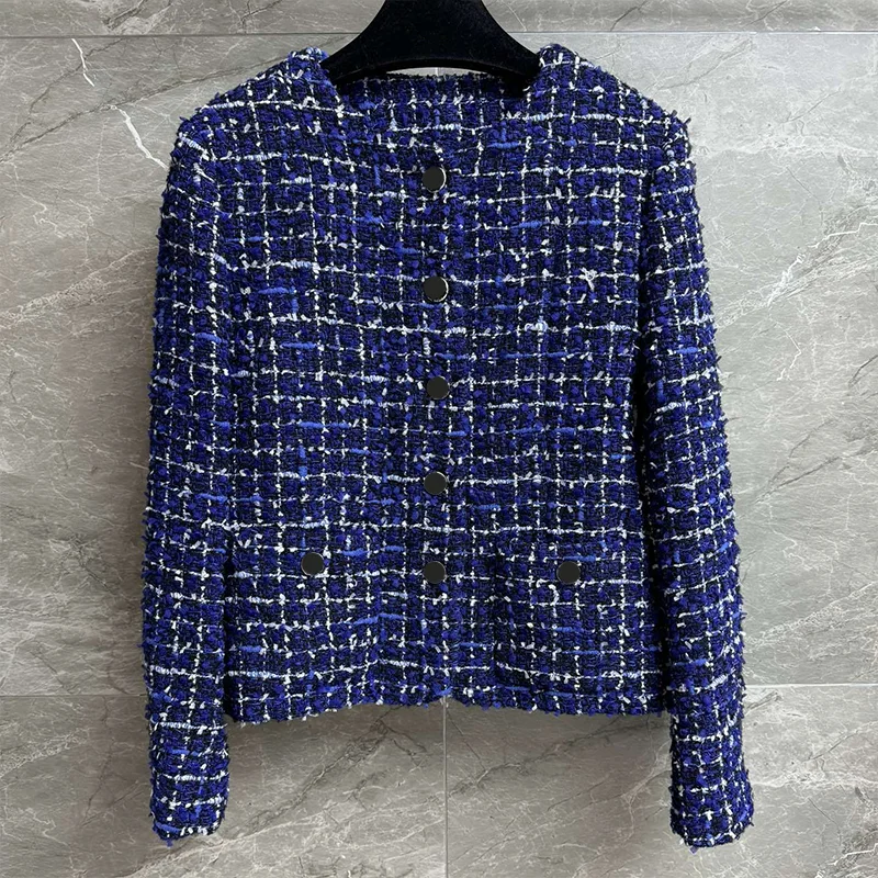 Высококачественное струящееся синее сверхпрочное женское пальто из камвольной шерсти с элегантной и изысканной роскошной одеждой 251107108
Высококачественное струящееся синее сверхпрочное женское пальто из камвольной шерсти с элегантной и изысканной роскошной одеждой 251107108