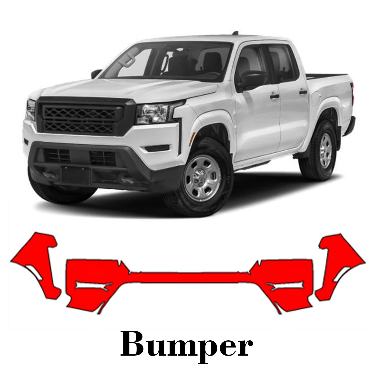 Car Precut Paint Protection Film Front Bumper Anti-scratch Exterior TPU PPF For Nissan Frontier 2022-2024
Car Precut Paint Protection Film Front Bumper Anti-scratch Exterior TPU PPF For Nissan Frontier 2022-2024