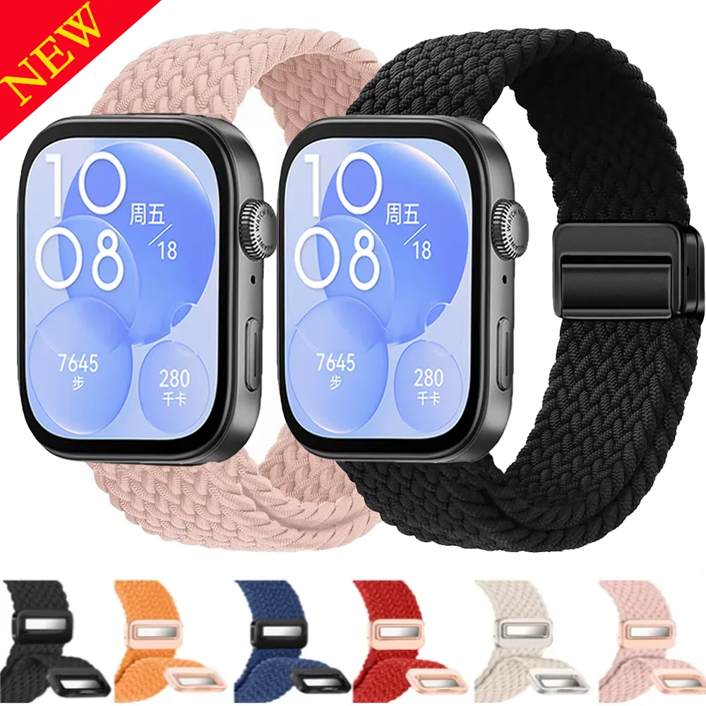 Nylon Braided Loop Strap for Huawei Watch Fit 3 Magnetic Adjustable Bracelet Comfortable Wristband for Huawei Watch Fit 3 Correa
Nylon Braided Loop Strap for Huawei Watch Fit 3 Magnetic Adjustable Bracelet Comfortable Wristband for Huawei Watch Fit 3 Correa