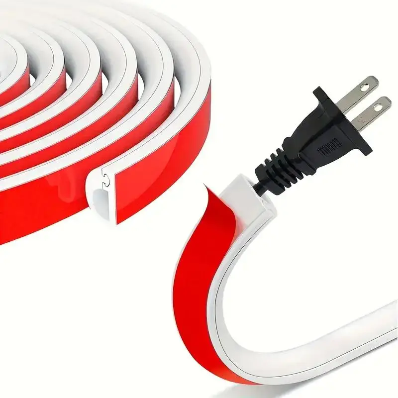 2/3Meter Cord Management Channel Invisible Decorative Wire Cover Anti-Step Protector Adhesive Soft Cable Raceway With Cap
2/3Meter Cord Management Channel Invisible Decorative Wire Cover Anti-Step Protector Adhesive Soft Cable Raceway With Cap