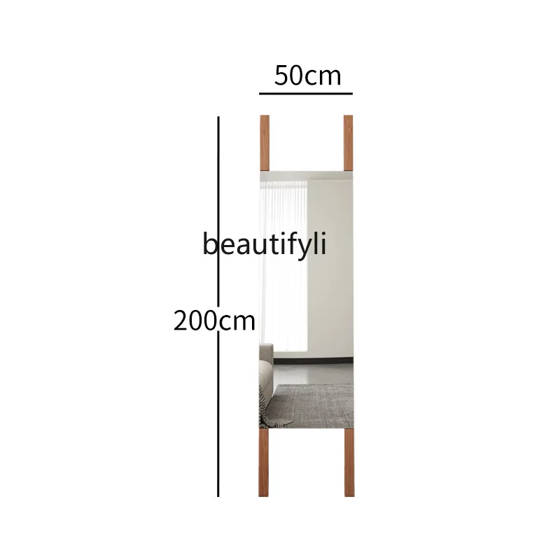 Nordic Solid Wood Dressing Mirror Home Full Body Mirror Floor Mirror Girl Bedroom Hallway Full-Length Mirror
Nordic Solid Wood Dressing Mirror Home Full Body Mirror Floor Mirror Girl Bedroom Hallway Full-Length Mirror