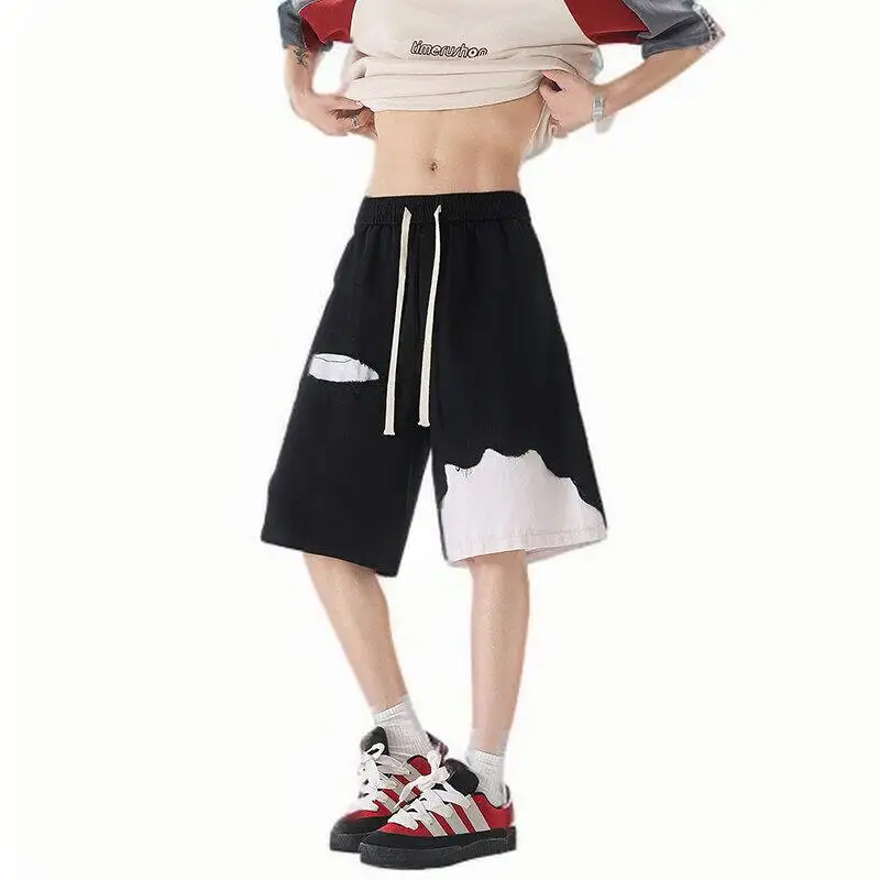 NF&ZG Extra large shorts men's summer new large size vibe ripped stitching high street shorts
NF&ZG Extra large shorts men's summer new large size vibe ripped stitching high street shorts
