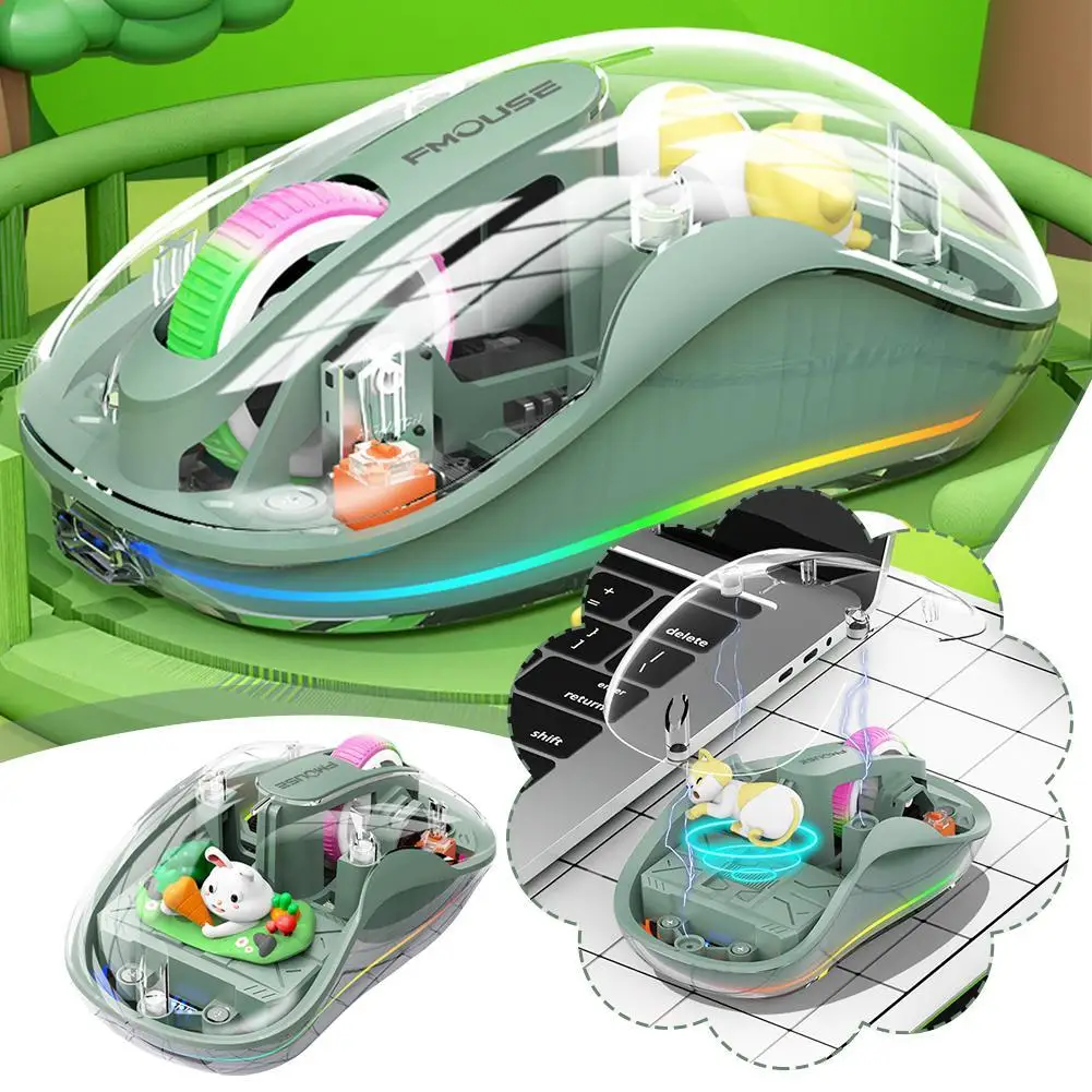 Rechargeable Mouse Cute Doll 3 Mode Wireless Mause With Power Display For Tablets Laptop IPad Kids Gift
Rechargeable Mouse Cute Doll 3 Mode Wireless Mause With Power Display For Tablets Laptop IPad Kids Gift 