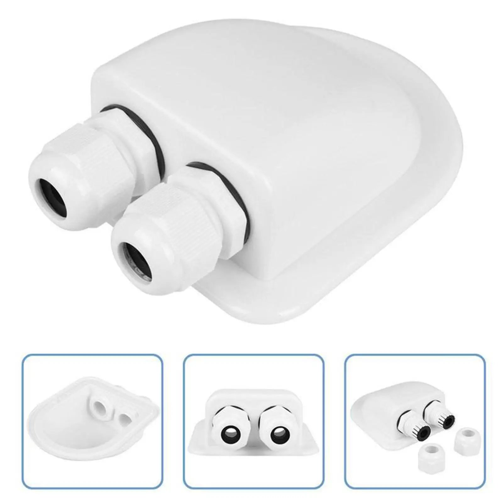Roof Cable Entry Waterproof ABS Plastic Gland Box Solar Panel Mount for RV Camping Boat Caravan
Roof Cable Entry Waterproof ABS Plastic Gland Box Solar Panel Mount for RV Camping Boat Caravan