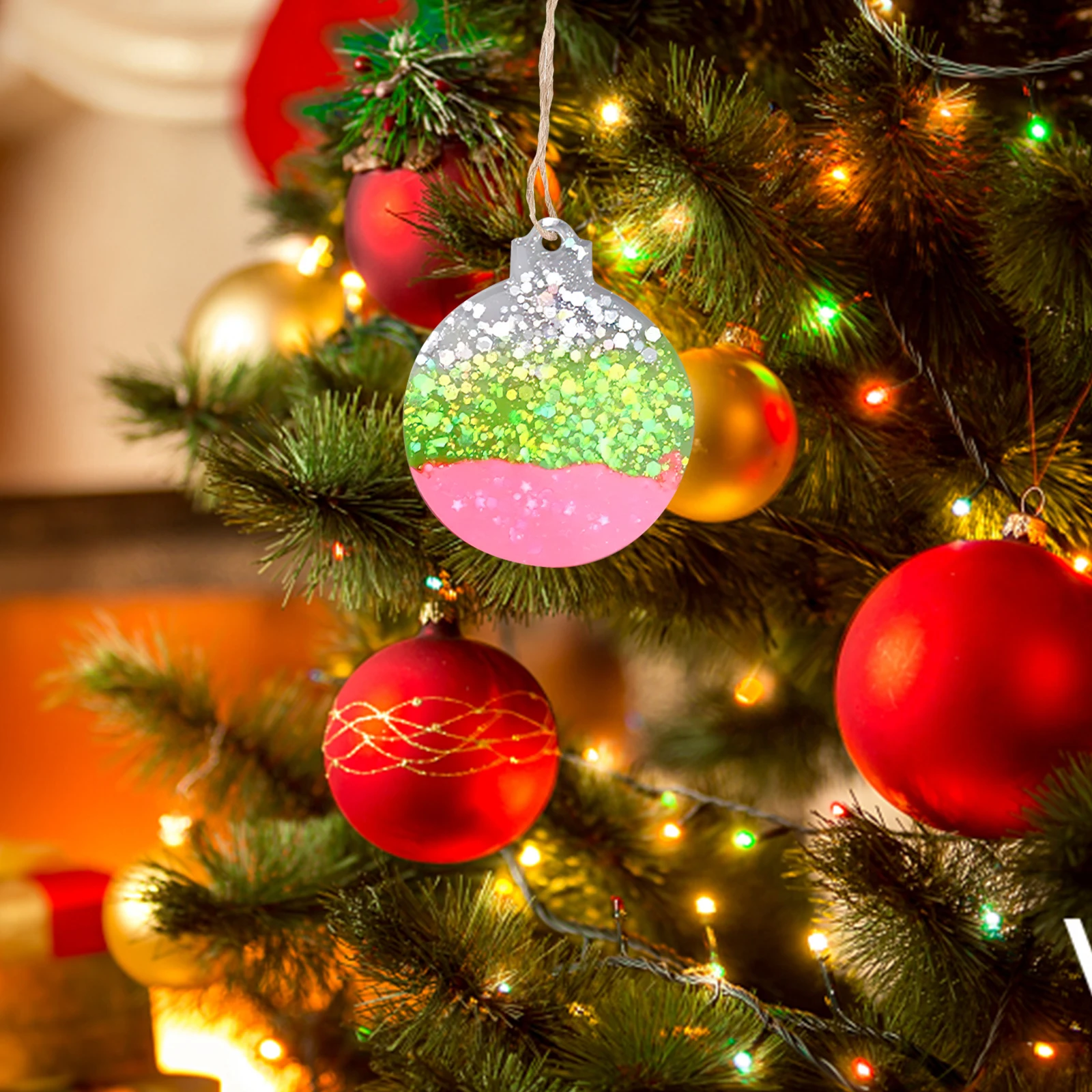 6pcs Christmas Decoration Resin Craft Silicone Molds Keychain Pendant Making Reusable Round Earring Casting Mold
6pcs Christmas Decoration Resin Craft Silicone Molds Keychain Pendant Making Reusable Round Earring Casting Mold