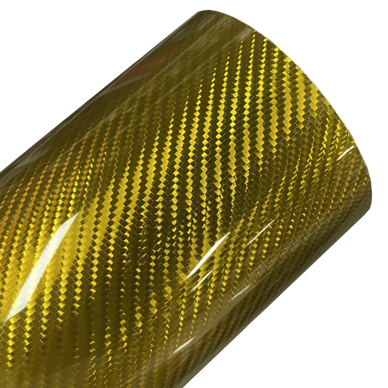 Premium PET High Gloss Chrome Gold 5D Carbon Fiber Vinyl Wrap Film Roll Self Adhesive Decal Sticker Motorbike Car Wrapping Foil
Premium PET High Gloss Chrome Gold 5D Carbon Fiber Vinyl Wrap Film Roll Self Adhesive Decal Sticker Motorbike Car Wrapping Foil
