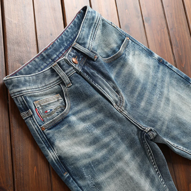 2026 autumn new jeans men's high-end slim fit small straight tube simple vintage American trend pants
2026 autumn new jeans men's high-end slim fit small straight tube simple vintage American trend pants