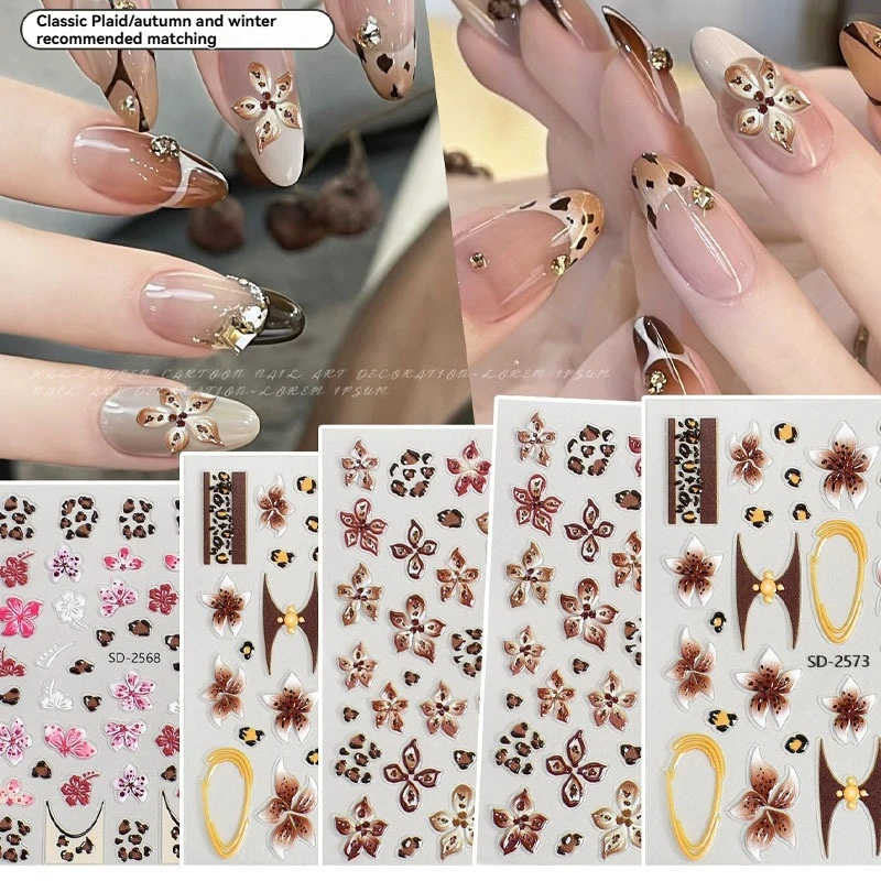 1pcs relief three-dimensional design Maillard brown autumn and winter atmosphere leopard print stickers
1pcs relief three-dimensional design Maillard brown autumn and winter atmosphere leopard print stickers