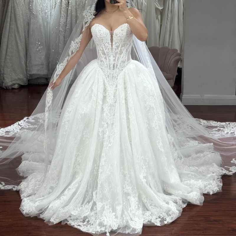 Luxury White Dubai Arabic Mermaid Wedding Dresses A-Line Applique Lace Beading Court Train Wedding Dress Bridal Gowns vestidos
Luxury White Dubai Arabic Mermaid Wedding Dresses A-Line Applique Lace Beading Court Train Wedding Dress Bridal Gowns vestidos