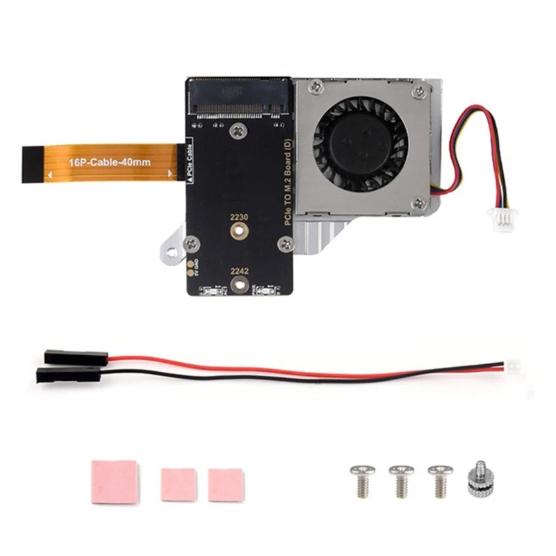 53CC M.2 NVMe SSD Shield with Integrated Cooling and PoE Support for Raspberry 5
53CC M.2 NVMe SSD Shield with Integrated Cooling and PoE Support for Raspberry 5