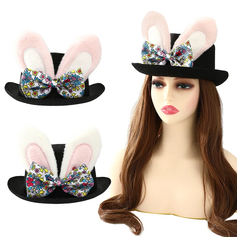 Funny World Easter Bunny Top Hat for Adult Party Cospaly Costume Rabbit Ear Black Topper
Funny World Easter Bunny Top Hat for Adult Party Cospaly Costume Rabbit Ear Black Topper