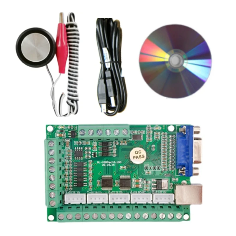 Mach3 V3.25 USB-драйвер, контроллер движения, 5-осевая плата с ЧПУ, Z-настройка инструментов для фрезерного станка с ЧПУ, резки, гравировки, фрезерного станка-A22G
Mach3 V3.25 USB-драйвер, контроллер движения, 5-осевая плата с ЧПУ, Z-настройка инструментов для фрезерного станка с ЧПУ, резки, гравировки, фрезерного станка-A22G