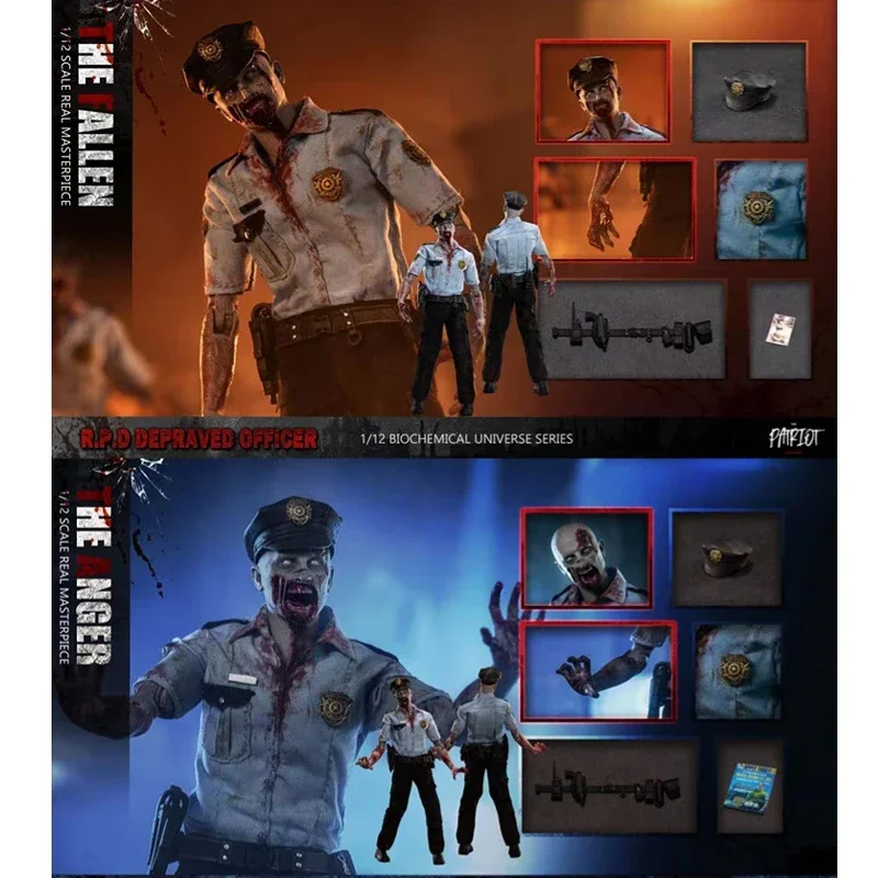 In Stock Patriot Studio 1/12 Raccoon City R.P.D Police Officers Zombie Action Figures Collection【Send within 24 hours】
In Stock Patriot Studio 1/12 Raccoon City R.P.D Police Officers Zombie Action Figures Collection【Send within 24 hours】