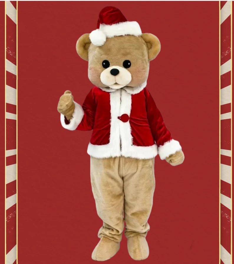 Рождественский костюм талисмана медведя, красный костюм Санты, рекламная прогулочная кукла, одежда для Хэллоуина, карнавала, вечеринки, модный наряд
Рождественский костюм талисмана медведя, красный костюм Санты, рекламная прогулочная кукла, одежда для Хэллоуина, карнавала, вечеринки, модный наряд