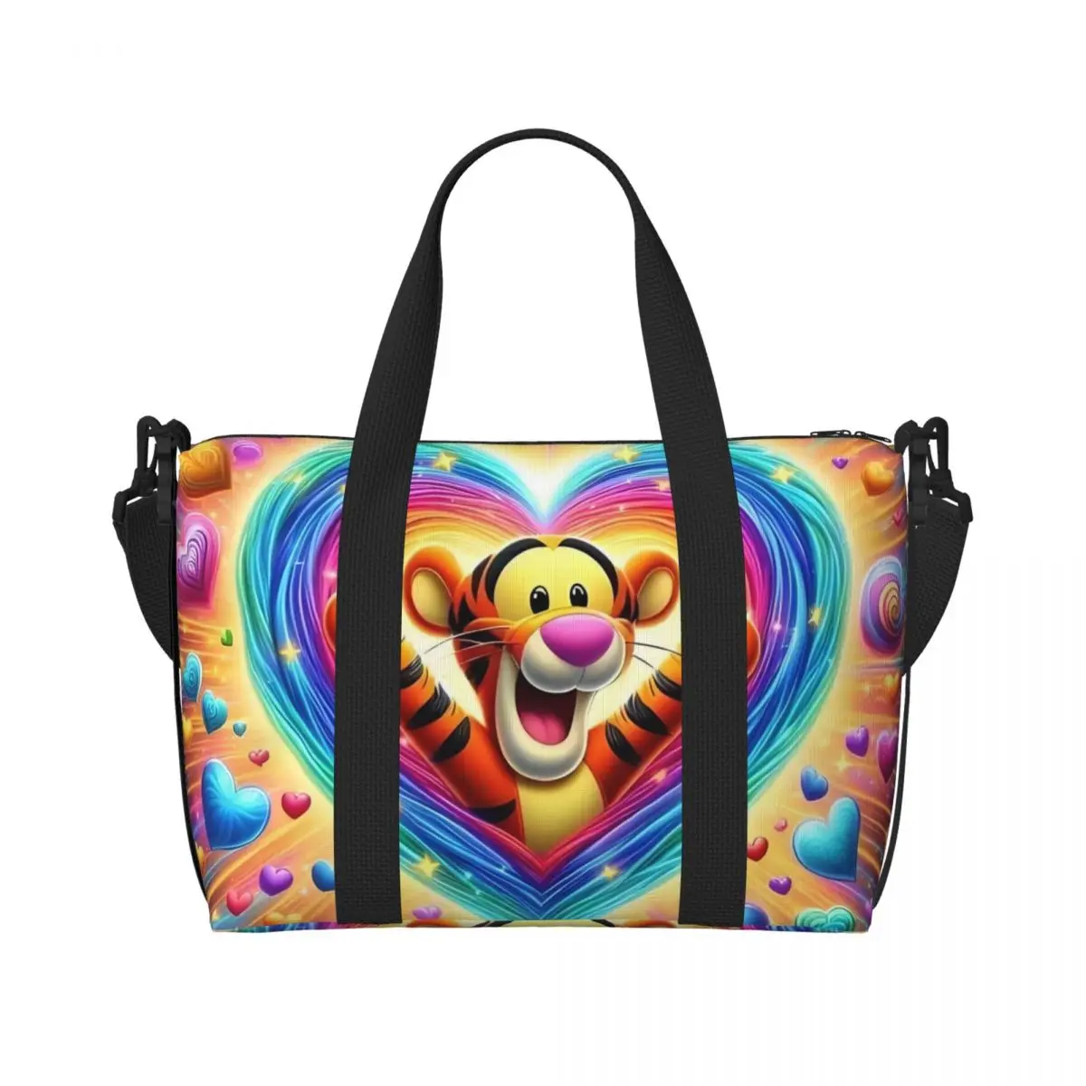 Custom Tigger Kawaii Beach Tote Bag for Women Extra Large Gym Carry On Winnie the Pooh Anime Cute Travel Shopping Bags
Custom Tigger Kawaii Beach Tote Bag for Women Extra Large Gym Carry On Winnie the Pooh Anime Cute Travel Shopping Bags