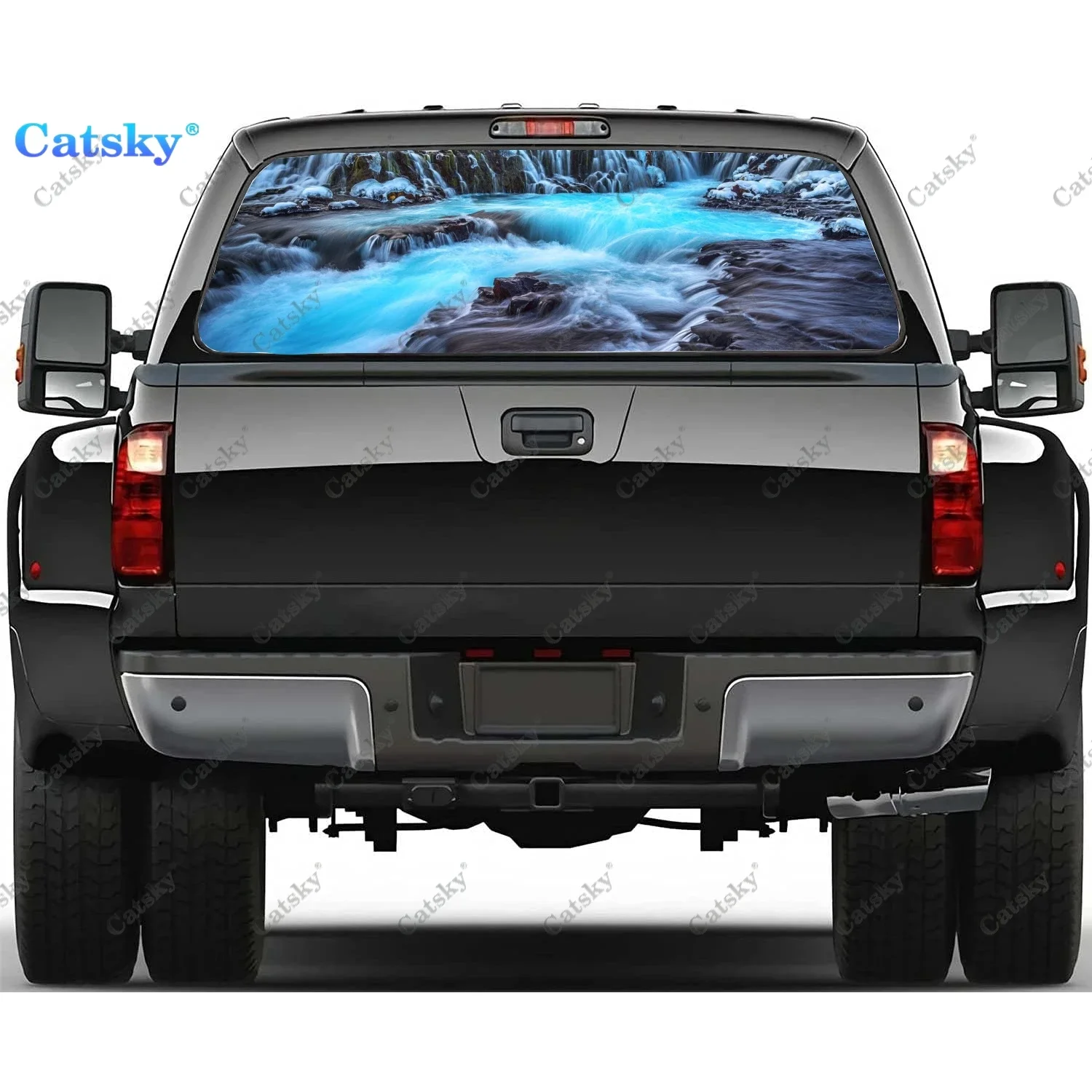 DIY Snow Waterfall Car Rear Windshield Sticker Truck Tail Window See Through Perforated Back Glass-Window Vinyl Decal Decoration
DIY Snow Waterfall Car Rear Windshield Sticker Truck Tail Window See Through Perforated Back Glass-Window Vinyl Decal Decoration