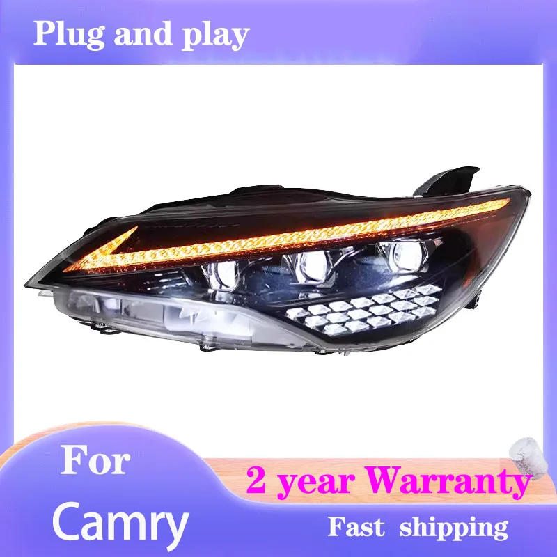 Car Accessories for Toyota Camry Headlamp 2014-2017 Camry Head Light DRL Turn Signal High Beam Projector Lens
Car Accessories for Toyota Camry Headlamp 2014-2017 Camry Head Light DRL Turn Signal High Beam Projector Lens