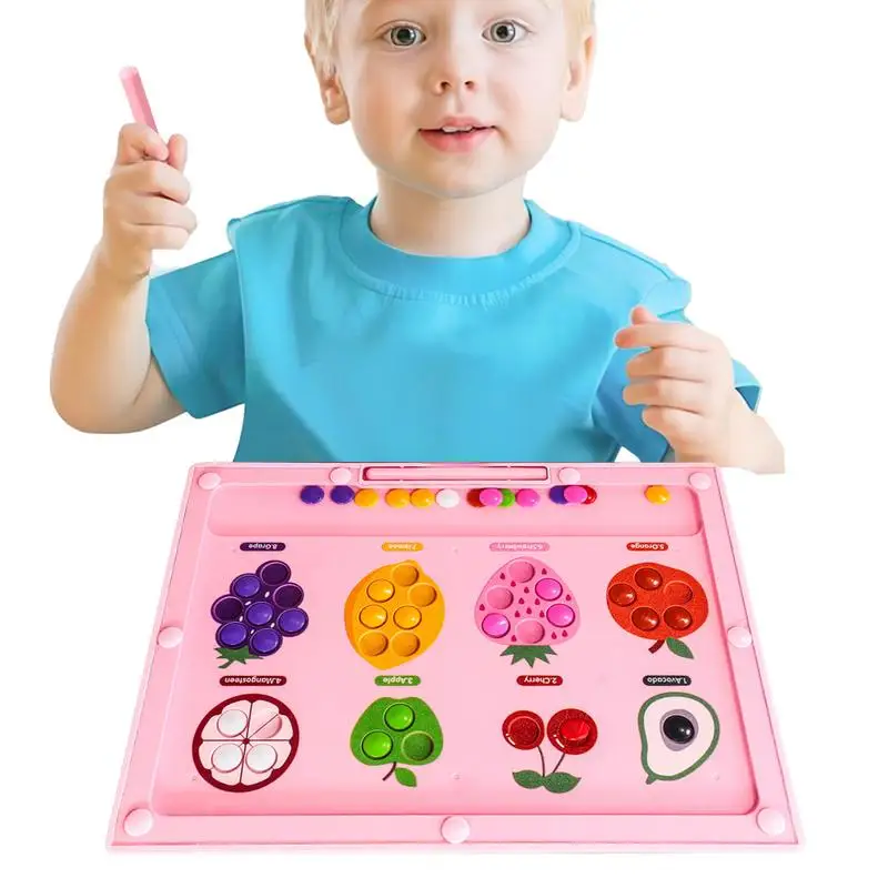 Magnetic Maze Preschool Learning Toddler Playset Preschool Skill-Building Educational Toy Fruit Learning Color Matching Game For
Magnetic Maze Preschool Learning Toddler Playset Preschool Skill-Building Educational Toy Fruit Learning Color Matching Game For