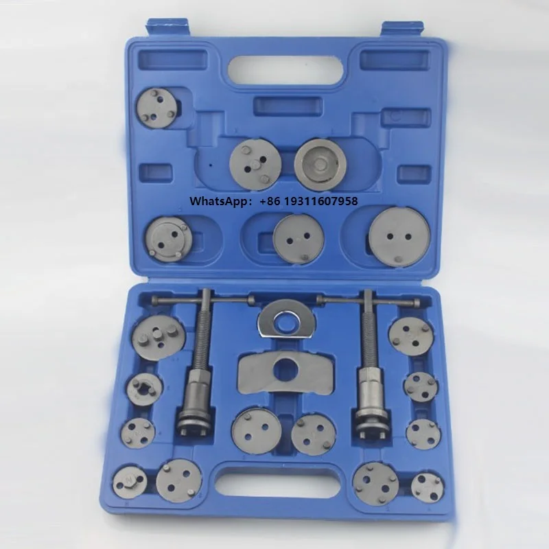 22pcs Universal Disc Brake Caliper Piston Pad Car Auto Wind Back Hand Tool Kit
22pcs Universal Disc Brake Caliper Piston Pad Car Auto Wind Back Hand Tool Kit