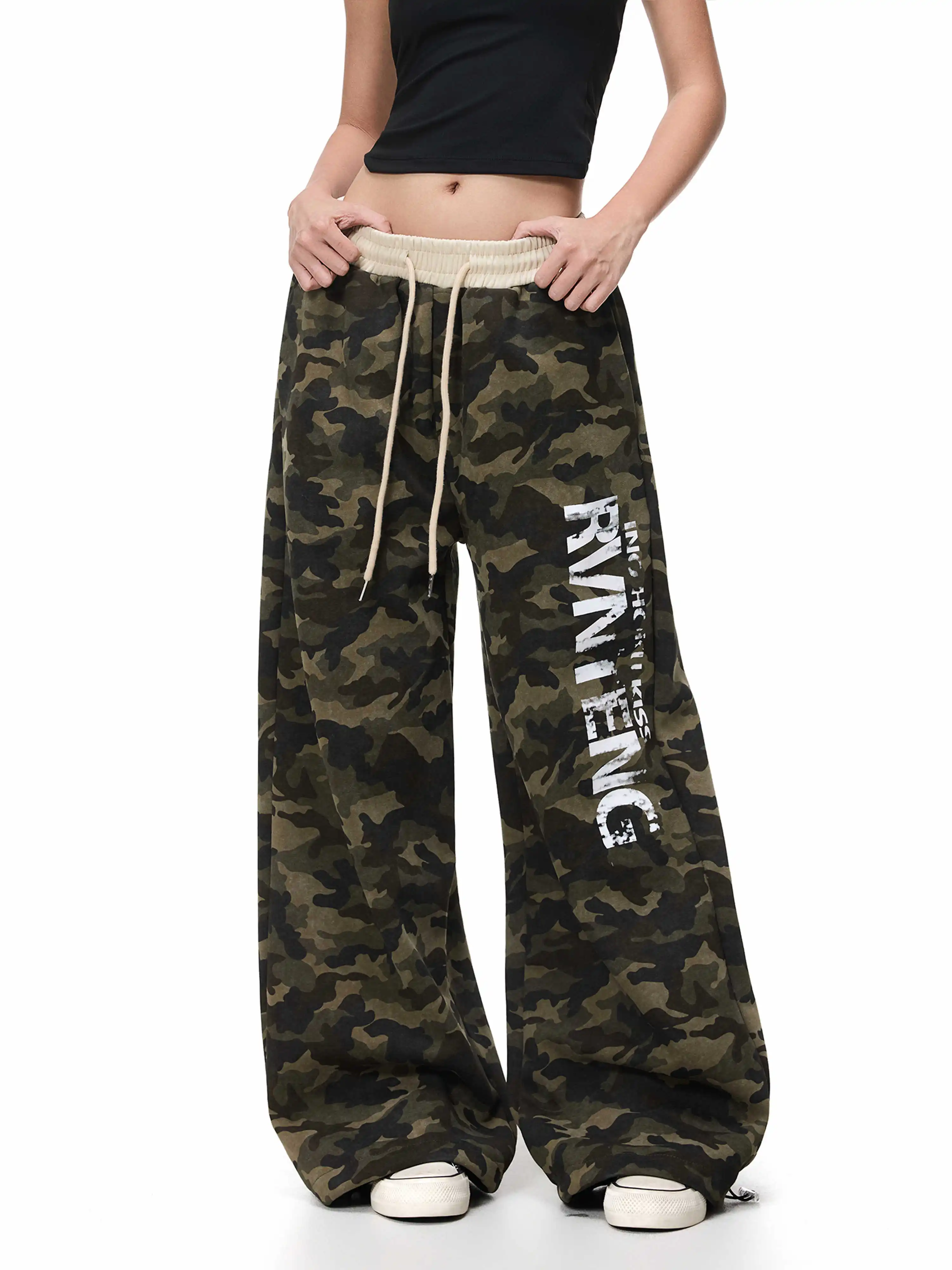 Женские длинные брюки с эластичной резинкой на талии, камуфляжные джоггеры, американский ретро-дизайнер, мешковатые, High Street Y2k, японский, 2000-е годы
Женские длинные брюки с эластичной резинкой на талии, камуфляжные джоггеры, американский ретро-дизайнер, мешковатые, High Street Y2k, японский, 2000-е годы