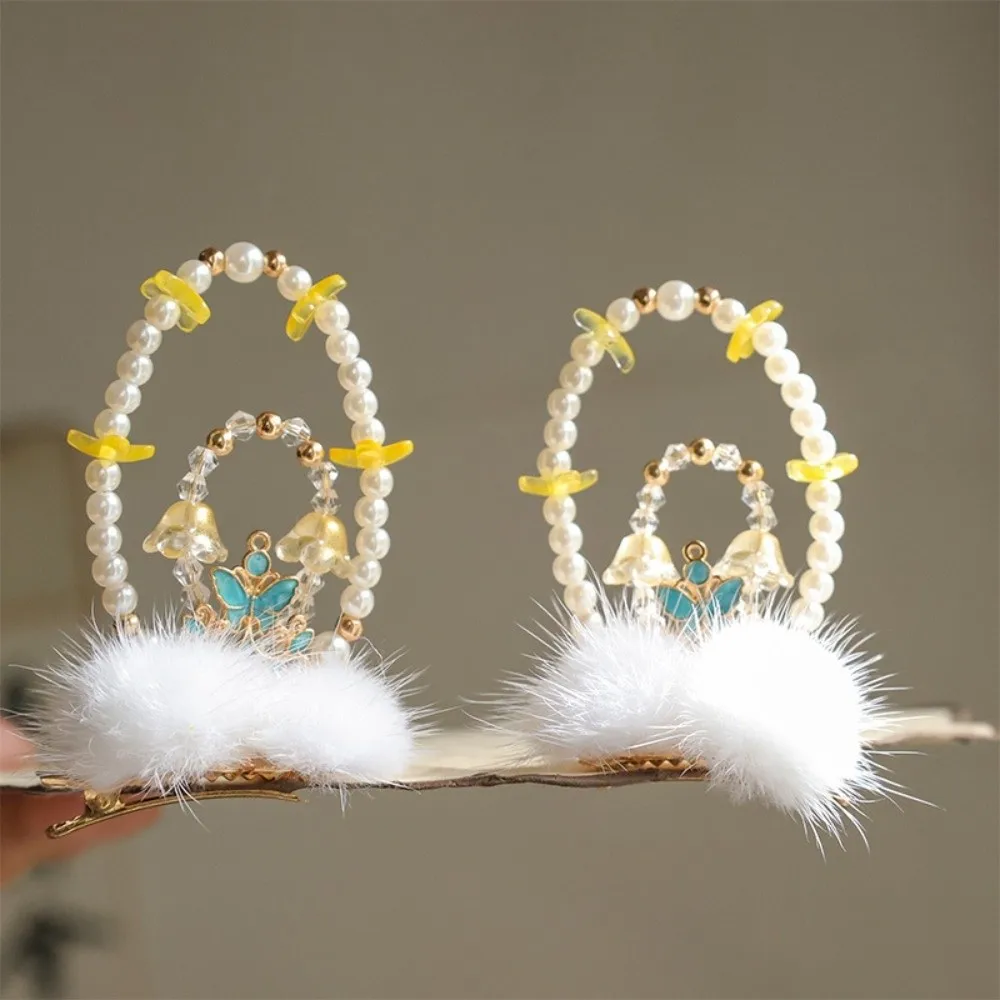 1 Pair Pair Pack Hanfu Hairwear Fur Handmade Bunny Hair Clips Long Ribbon Lightweight Chinese Hairpins Birthday Gift
1 Pair Pair Pack Hanfu Hairwear Fur Handmade Bunny Hair Clips Long Ribbon Lightweight Chinese Hairpins Birthday Gift