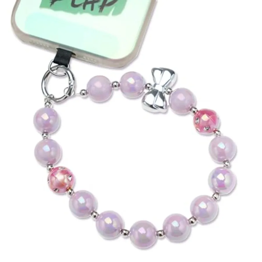 Cute Beaded Phone Wrist Strap for Women - Anti-Theft Hands-Free Lanyard with Jewelry Beads, Multi-Use Charm Bracelet for Phone
Cute Beaded Phone Wrist Strap for Women - Anti-Theft Hands-Free Lanyard with Jewelry Beads, Multi-Use Charm Bracelet for Phone