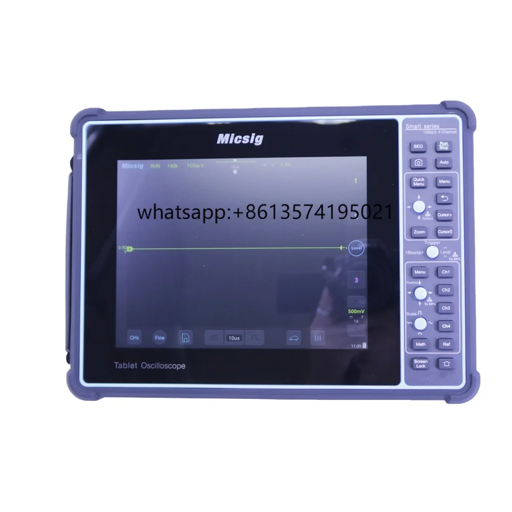 Micsig SATO1004 Automotive Tablet Oscilloscope 100MHz 4 Channels 70Mpts with 8" TFT LCD Digital Oscilloscope
Micsig SATO1004 Automotive Tablet Oscilloscope 100MHz 4 Channels 70Mpts with 8" TFT LCD Digital Oscilloscope