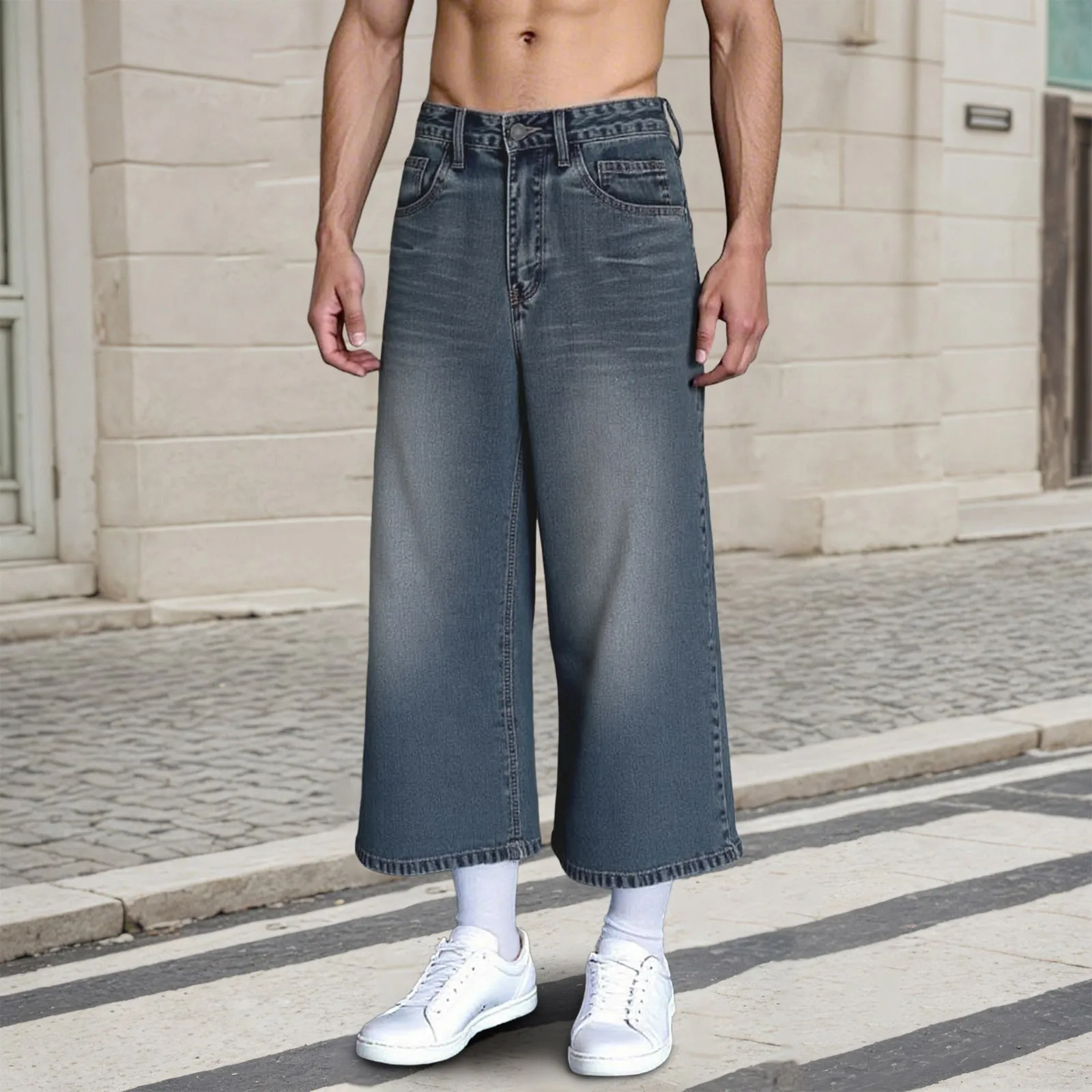 Fashion Vintage Y2k Baggy Denim Shorts Wide Leg Pants For Women Men High Waisted Wash Jeans Shorts Oversize Pants 2025
Fashion Vintage Y2k Baggy Denim Shorts Wide Leg Pants For Women Men High Waisted Wash Jeans Shorts Oversize Pants 2025