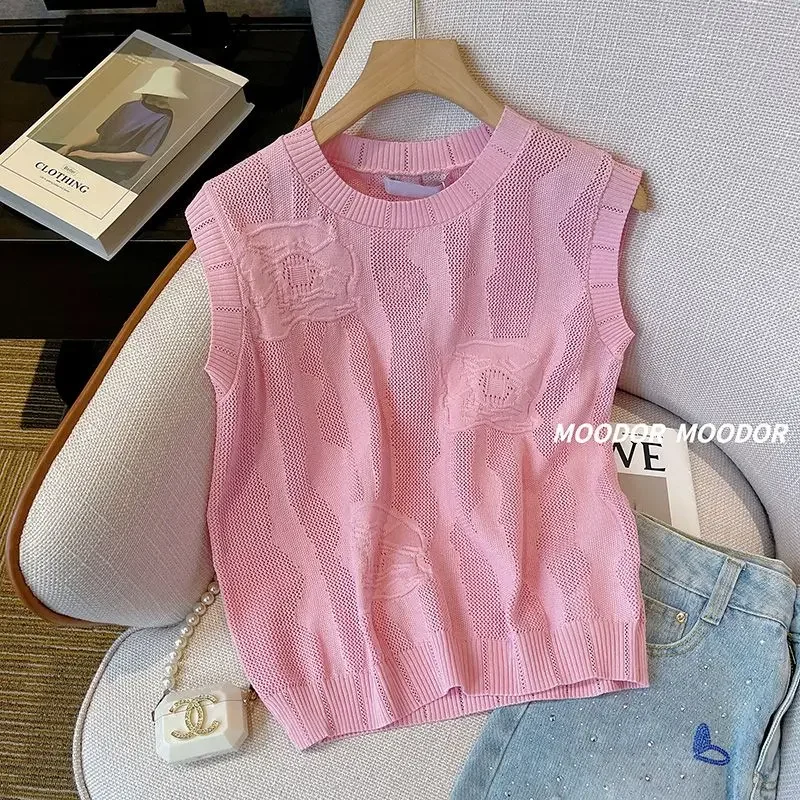 New Slim-fitting and Slim Pink Knitted Vest for Women with Thin Niche Inner Wear Fashionable Sweater XQ444
New Slim-fitting and Slim Pink Knitted Vest for Women with Thin Niche Inner Wear Fashionable Sweater XQ444