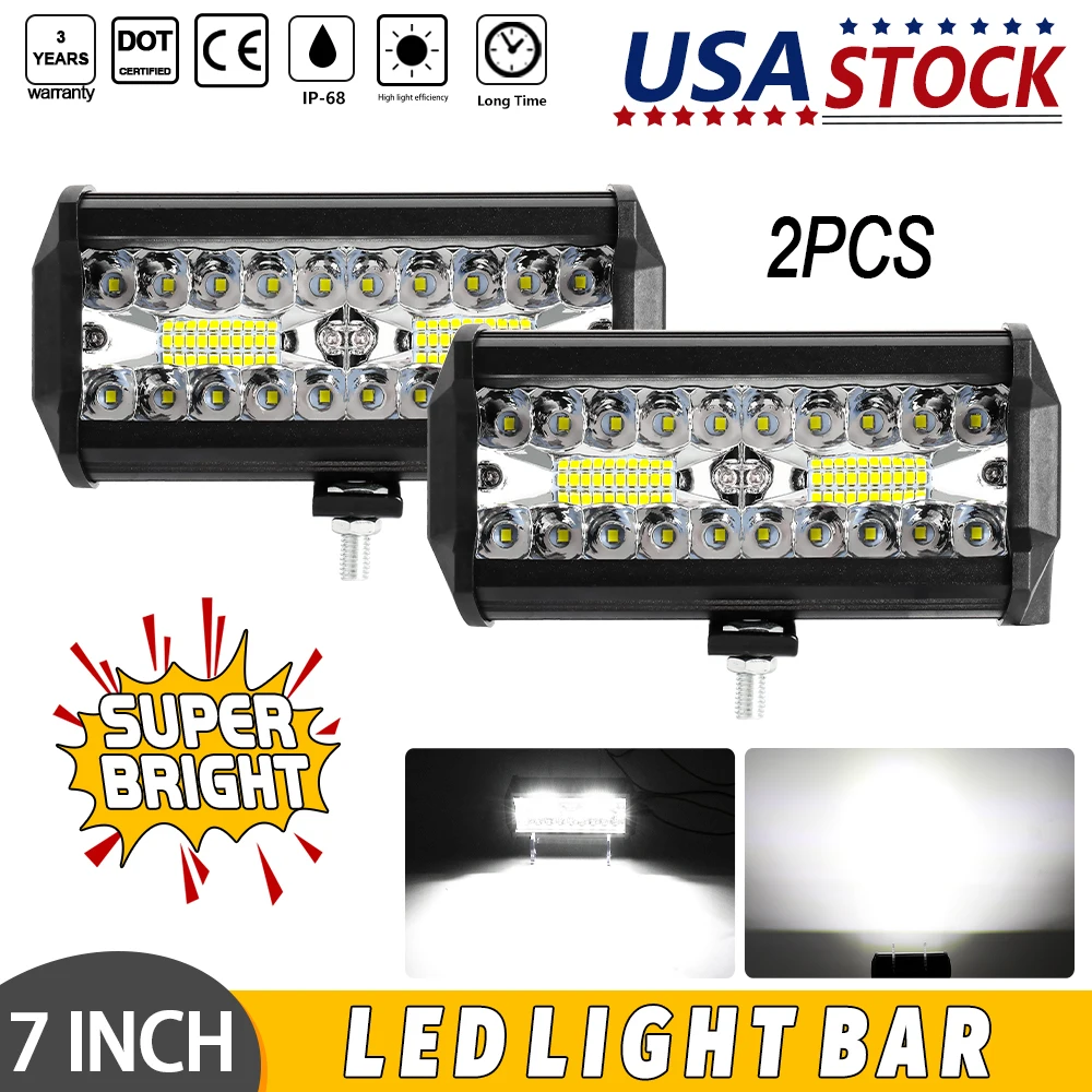 MGLLIGHT 7" LED Work Light Spot Flood Combo Beam LED Driving for Offroad Tractor Light Bar Car Spot Flood Light 4x4 ATV SUV
MGLLIGHT 7" LED Work Light Spot Flood Combo Beam LED Driving for Offroad Tractor Light Bar Car Spot Flood Light 4x4 ATV SUV