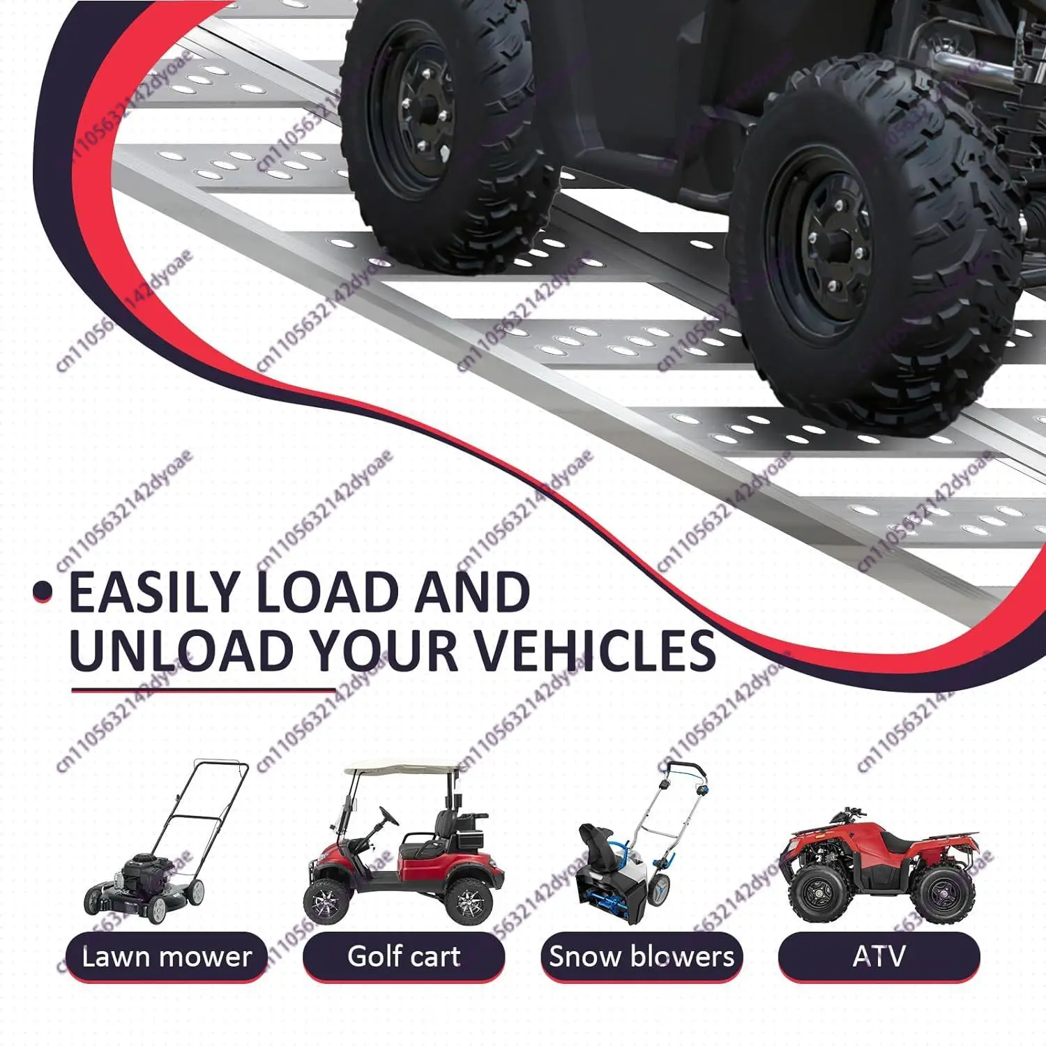 Motorcycle Aluminum Alloy Three-fold Board Folding Boarding Ladder with Widened Electric Vehicle Unloading Ramp
Motorcycle Aluminum Alloy Three-fold Board Folding Boarding Ladder with Widened Electric Vehicle Unloading Ramp