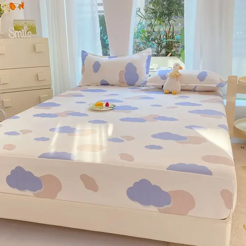 Full Coverage Waterproof Mattress Protector - Washed Cotton Dustproof Bed Cover with Floral Patterns for Dorm & Home Use
Full Coverage Waterproof Mattress Protector - Washed Cotton Dustproof Bed Cover with Floral Patterns for Dorm & Home Use
