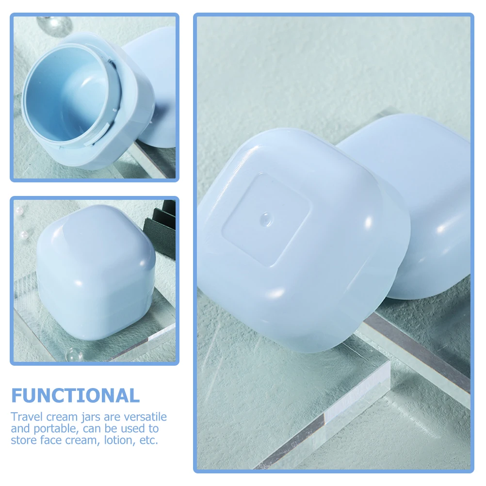 4pcs Macaron Square Jars 50g Cream Containers Travel Size Face Lotion Bottles Reusable Plastic Skincare Storage
4pcs Macaron Square Jars 50g Cream Containers Travel Size Face Lotion Bottles Reusable Plastic Skincare Storage