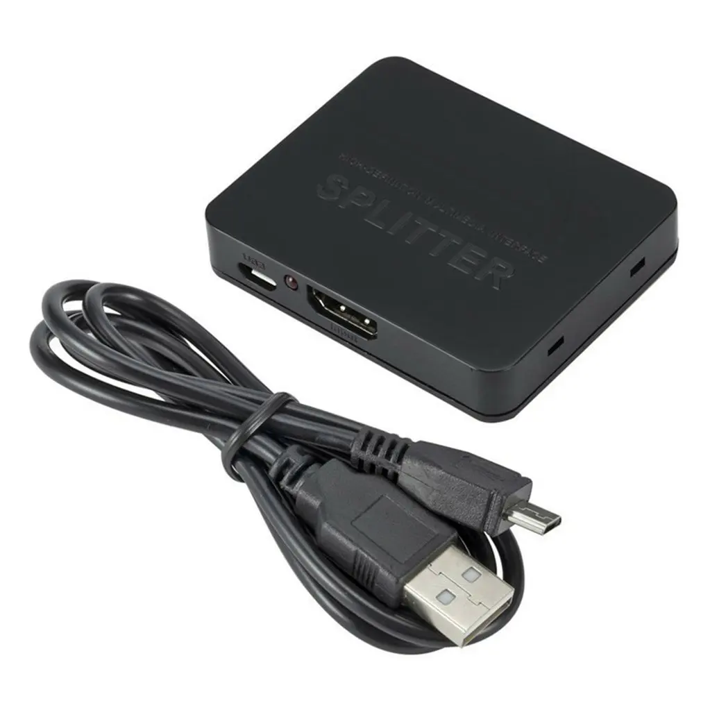 Hot HDMI-compatible Splitter 1080P 4K 1 In 2 Out Splitter For Dual Monitors Duplicate/Mirror Only Splitter 1 To 2 Amplifier
Hot HDMI-compatible Splitter 1080P 4K 1 In 2 Out Splitter For Dual Monitors Duplicate/Mirror Only Splitter 1 To 2 Amplifier