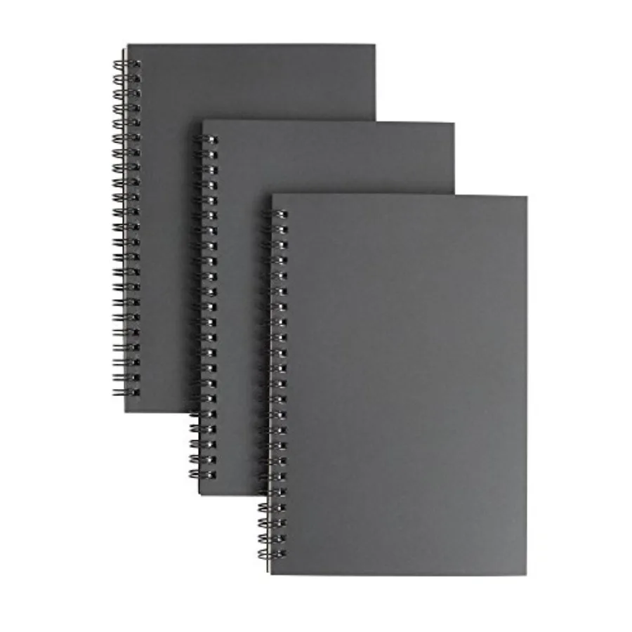 Soft Cover Spiral Sketchpad Notebooks - Pack of Three - 8.25 Inch by 5.5 Inch - 100 Pages, 50 Sheets - Perfect for Travel A5 Bl
Soft Cover Spiral Sketchpad Notebooks - Pack of Three - 8.25 Inch by 5.5 Inch - 100 Pages, 50 Sheets - Perfect for Travel A5 Bl