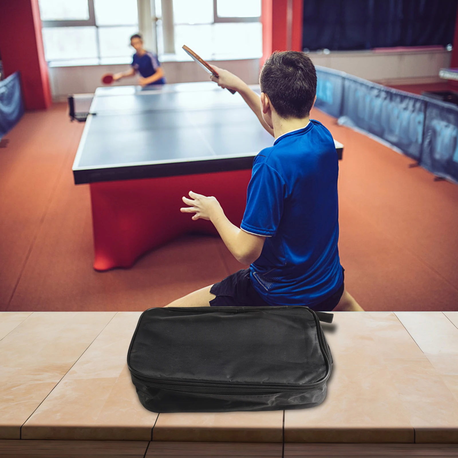 200g 28*18*2cm Black Oxford Cloth Rack Paddle Bag Racket Net Storage Lightweight Study Accessories Table Tennis
200g 28*18*2cm Black Oxford Cloth Rack Paddle Bag Racket Net Storage Lightweight Study Accessories Table Tennis